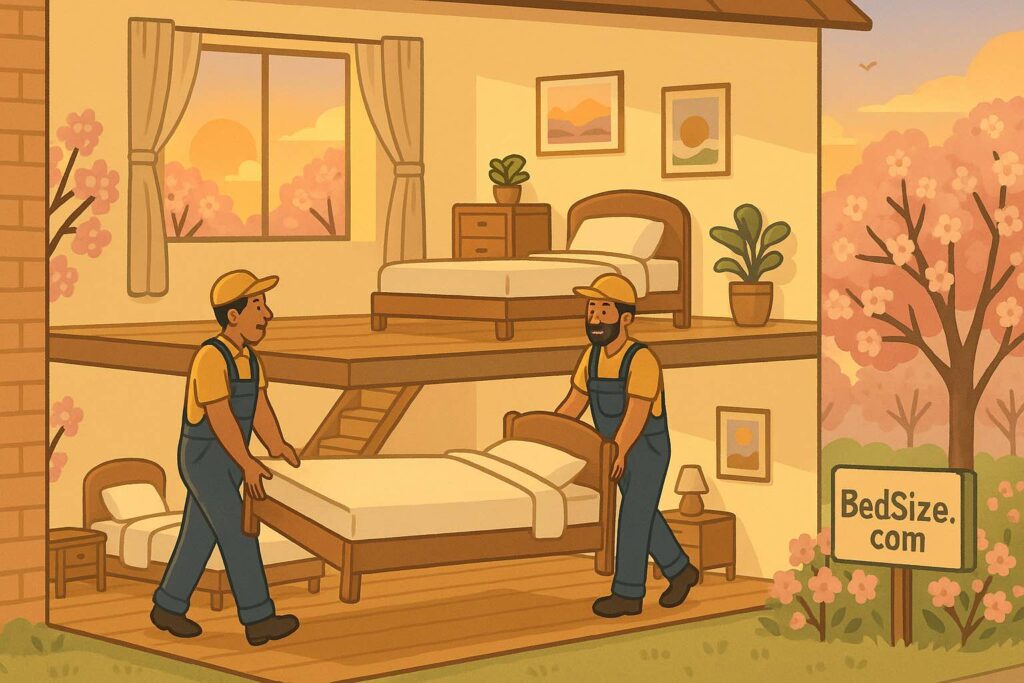 Bed size by room size