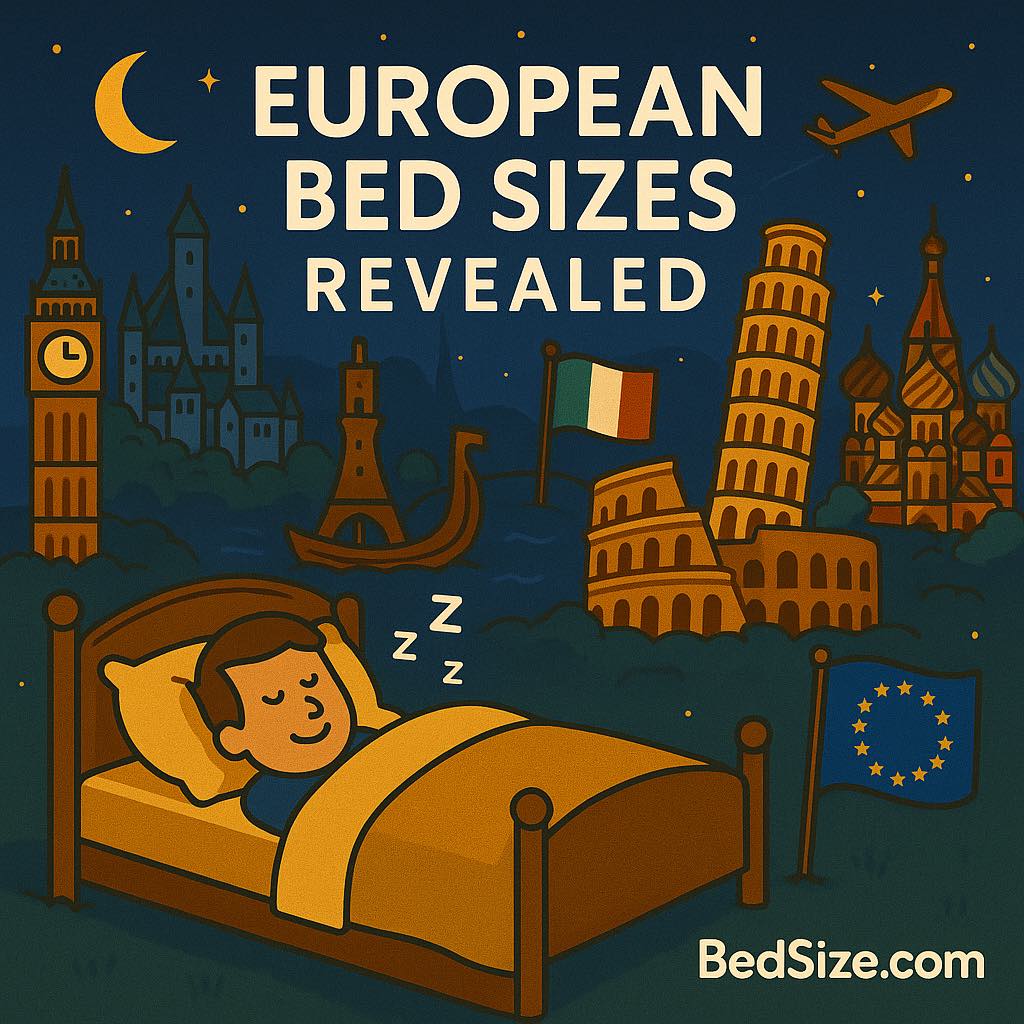 EU bed size, European bed sizes