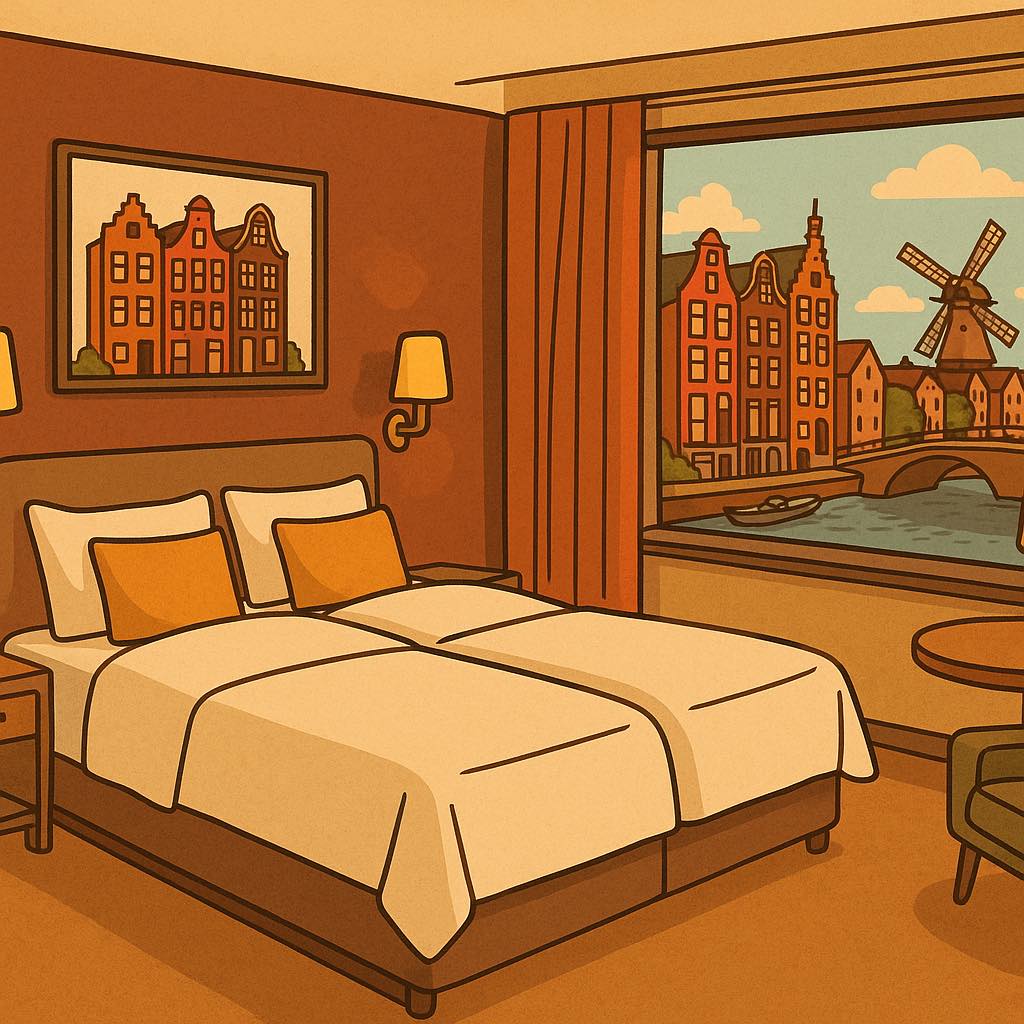 Hotel Bed Size in Amsterdam and The Netherlands
