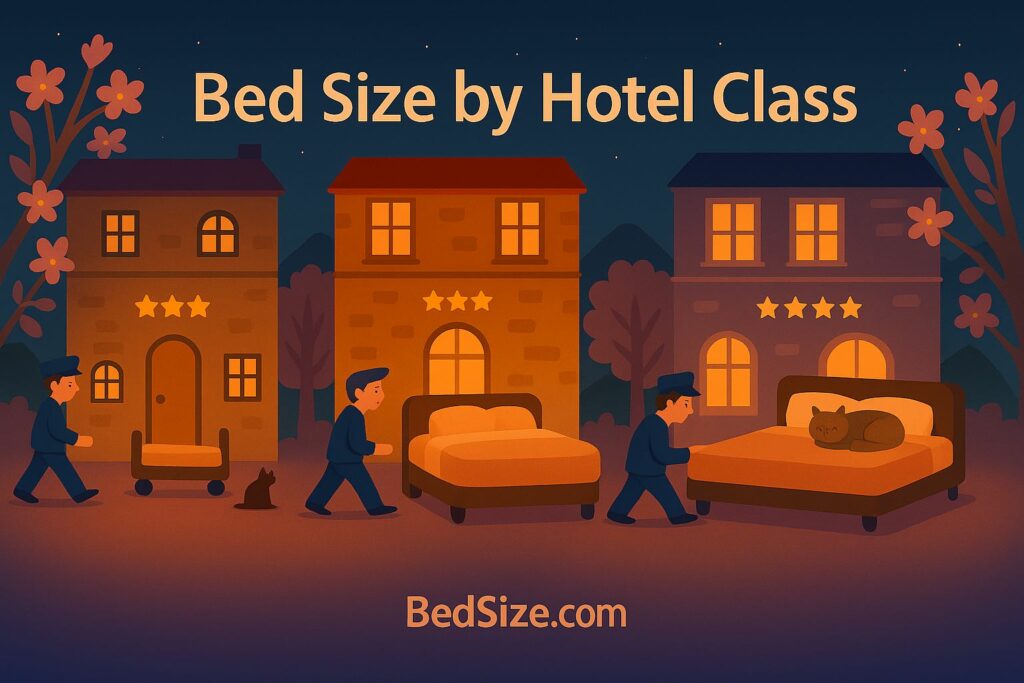 Bed Size by Hotel Class / Hotel Star Rating