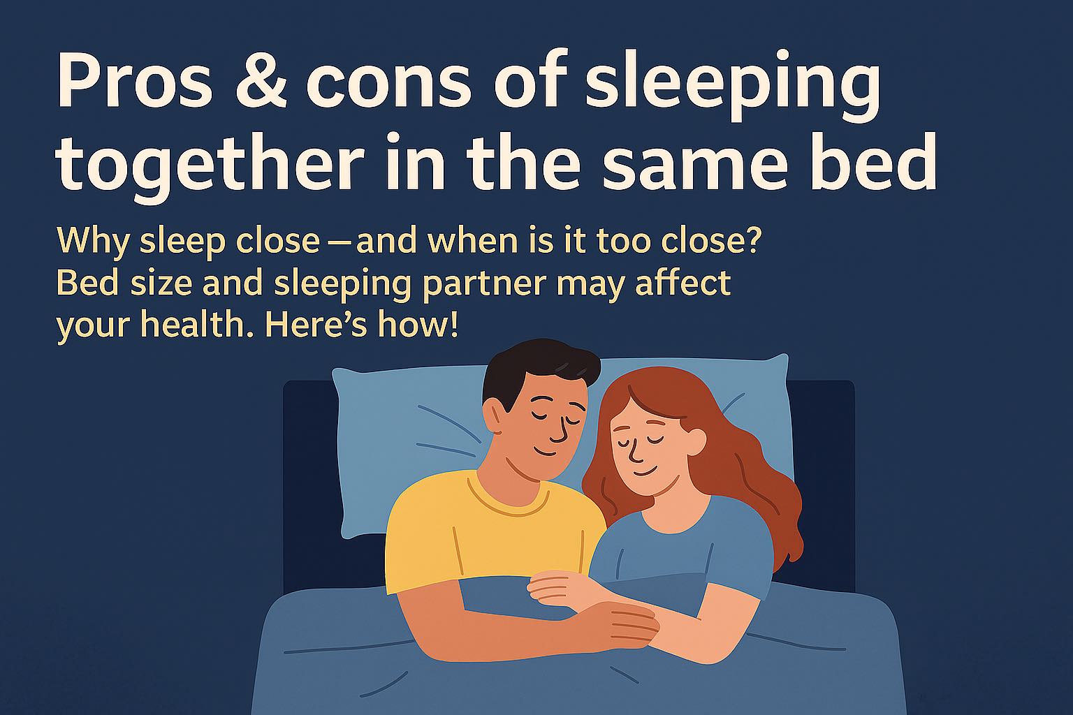 The Psychology of Sleeping Together: Why Space in Bed Matters
